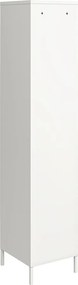 Fehér fém szekrény 38x185x40 cm Mission District – Støraa