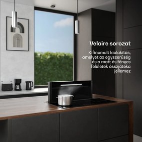 Klarstein Velaire Downdraft-System, Elegáns, minimalista, erőteljes, A++ energiaosztály, 906 m³/h, 90 cm