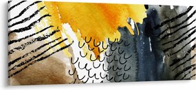 Kép - Absztrakt akvarell (120x50 cm)