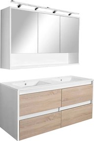 Porto 120 komplett fehér-sonoma tölgy