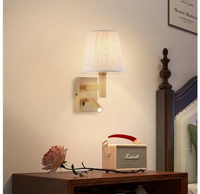 Brilagi - LED Fali lámpa DEYA 1xE14/40W/230V + LED/3W len/arany