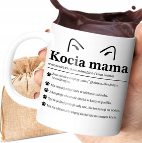 Macska Bögre Anya Tökéletes Ajándék Macska Macskák