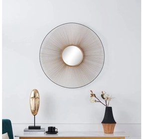 Eglo 425033 - ESASHI fali tükör, 76 cm átmérő, arany/fekete