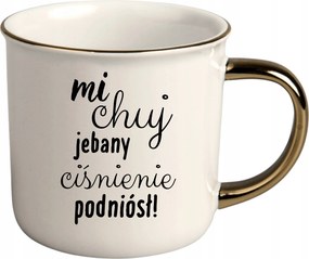 Bögre Fehér Arany Rant Ajándék Vicces Nőnap Emelte A Vérnyomásomat!