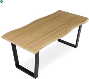 Étkezőasztal 180×90 cm, MDF, Vad Tölgy. HT-F4218 OAK
