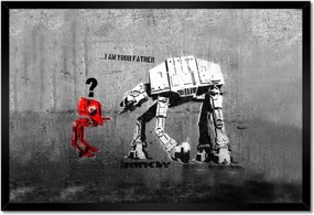 Poszterek keretben 60x40 Banksy I am your father