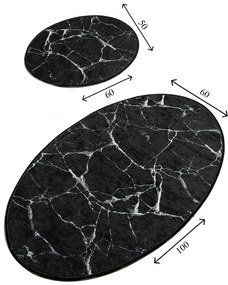 Fürdőszobaszőnyeg Szett (2 db) Marble Djt