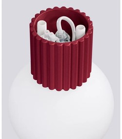 Borvörös fali lámpa Orbital – Sollux