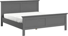 Ágy, szürke, 180x200, PARIS 76703