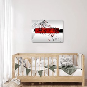 Az absztrakció képe (üvegen) (70x50 cm)