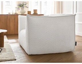 Fehér buklé fotel Giorgia – Bobochic Paris