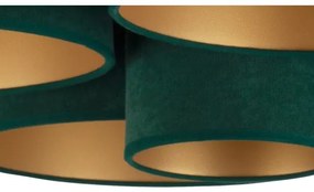 Duolla - Mennyezeti lámpa ROLLER PENTO 5xE27/60W/230V zöld/arany