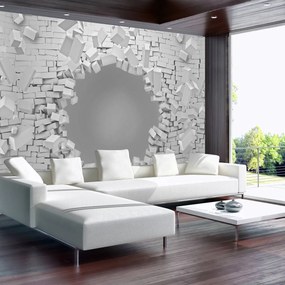 Fotótapéta - 3D-s robbanás egy téglafal (152,5x104 cm)