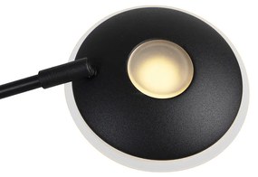 Állólámpa fekete olvasókarral, LED-del és USB-porttal - Sevilla