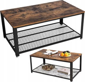 Dohányzóasztal Pad Retro asztal Loft nappali dolgozószoba 106,2x60,2x45cm