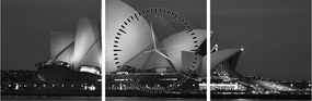 A Sydney-i Operaház képe (órával) (90x30 cm)