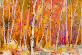 Kép - őszi erdő (90x60 cm)