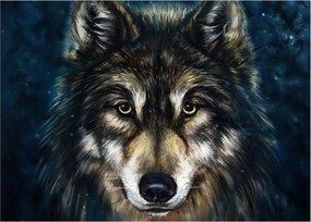 Üveg kép - Wolf (70x50 cm)