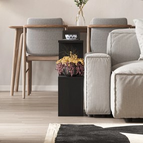 Homemania Wood Black konzolasztal