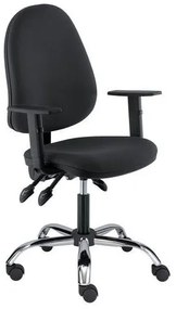 Patrik irodai szék, fekete