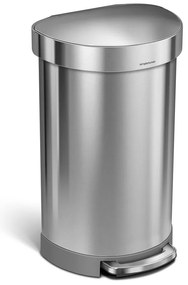 Rozsdamentes acél pedálos szemetes 45 l - simplehuman