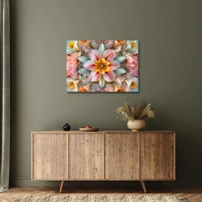 Kép - Kaleidoszkópos virág (70x50 cm)