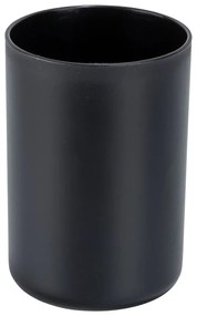 Fekete műanyag fürdőszobai kiegészítő szett Fano – Allstar