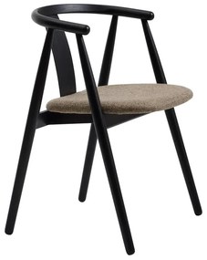 Fekete-bézs étkezőszék Relate – Unique Furniture