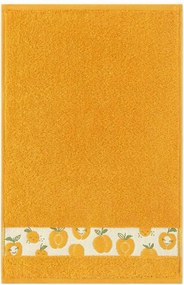 Törölköző 30x50 Barack sárga 400g/m2 frottír pamut óvodai