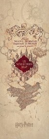 Művészi plakát Harry Potter - A tekergők térképe, (64 x 180 cm)