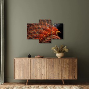 Kép - Absztrakt toll utánzat (90x60 cm)