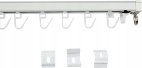 Mennyezeti Sín Alumínium Szimpla Mennyezeti Függönykarnis 1 Pálya Fehér Ts 100cm