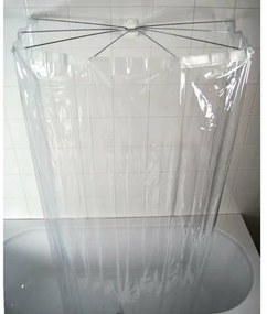 RIDDER 58200 Ombrella összecsukható zuhanykabin100 x 70 cm, átlátszó