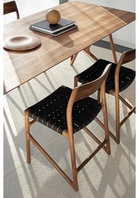 Fekete-barna étkezőszék Fawn – Gazzda