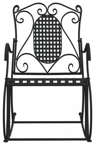 fekete acél hintapad 84 cm