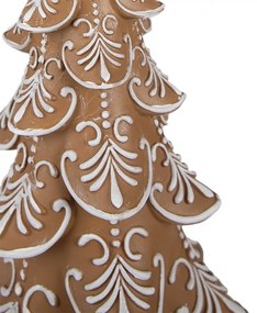 LED-es mézeskalács fenyőfa 42 cm