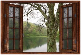 Poszterek 120x80 Fa Folyó Erdő