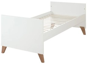 Fehér-natúr színű babaágy 70x140 cm Ole – Roba