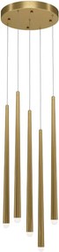 Maytoni CASCADE MOD132PL-L36BSK2 Függőlámpa 5x30W/LED 4000K 2550LM IP20