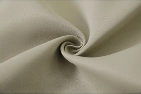 Függöny OXFORD 140x270 cm, bézs Felfüggesztés: Hullámos sínszalag