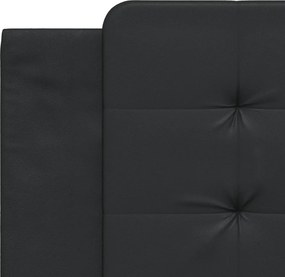 fekete műbőr fejtámla párna Zadar 180 cm