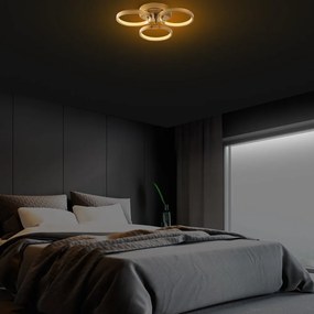 Aranyszínű LED mennyezeti lámpa ø 17 cm Halka – Opviq lights