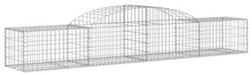 30 db íves horganyzott vas gabion kosár 300x50x40/60 cm
