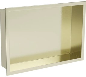 Mexen X-Wall-R fürdőszoba süllyesztett polc kerettel 45 x 30 cm, Arany - 1950453010