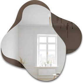 Mocha Truffle szabálytalan tükör barna lapon 130x130