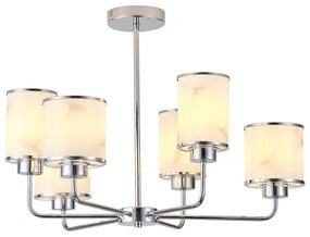 Csillár rúdon 6xE27/60W/230V