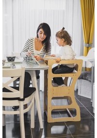 TWINN tanulótorony, 83x45 cm, barna