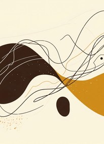 Poszter 39,5x55cm Vonalak és formák szimfóniája