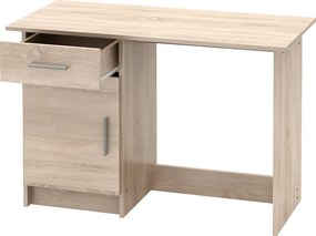 Univerzális PC asztal, sonoma tölgy, SIRISS NEW