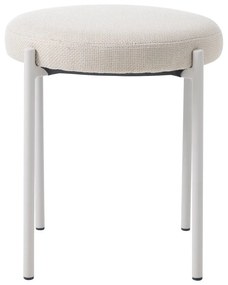 Krémszínű fém ülőke Pelican – Unique Furniture
